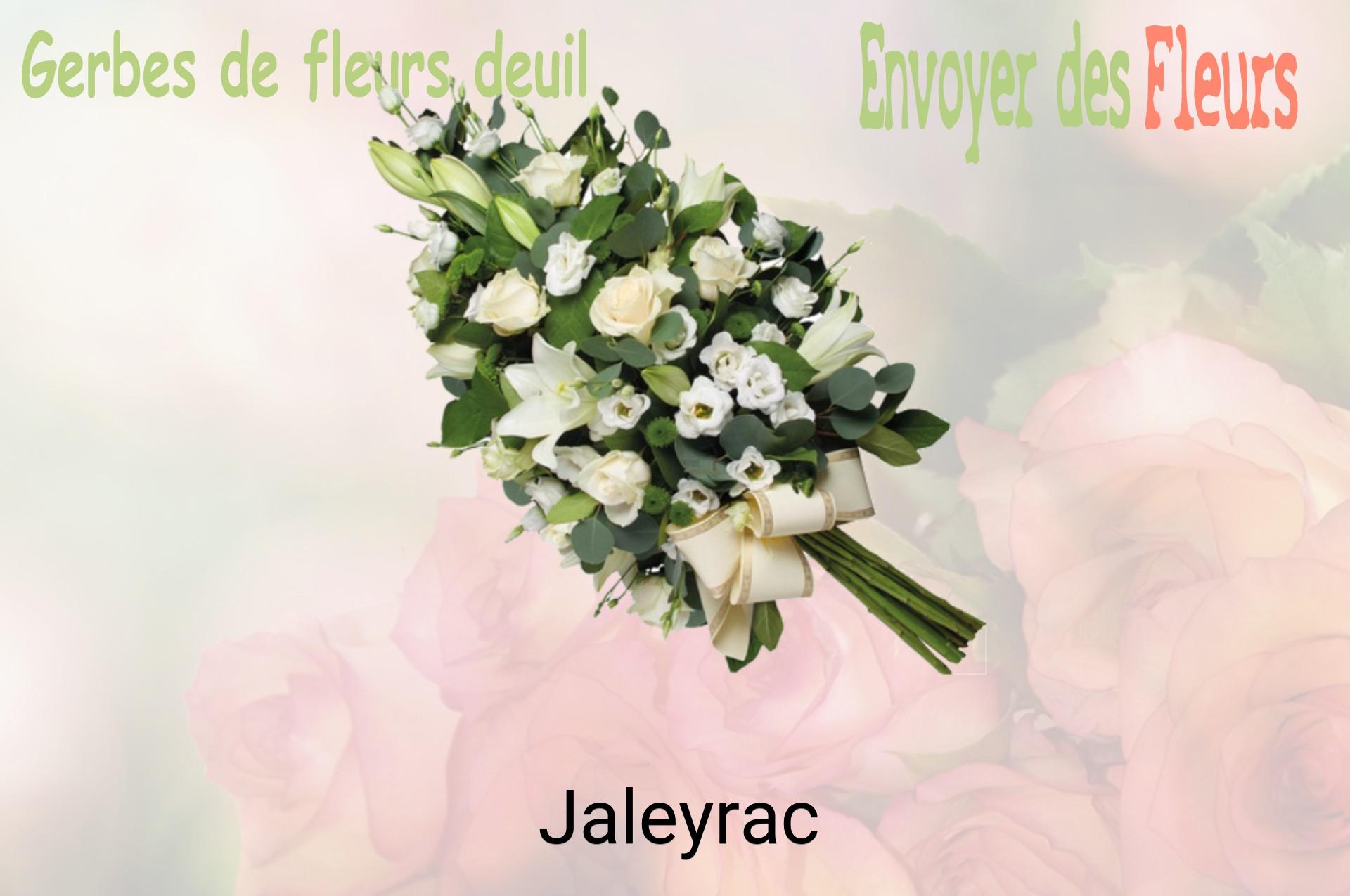 Gerbe de fleurs de deuil livrée à Jaleyrac